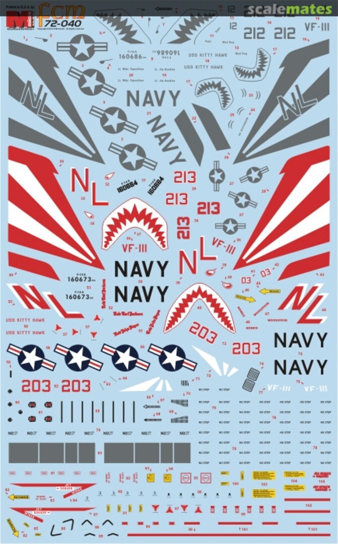 Contents F-14A Tomcat VF-111 Sundowners 72040 FCM