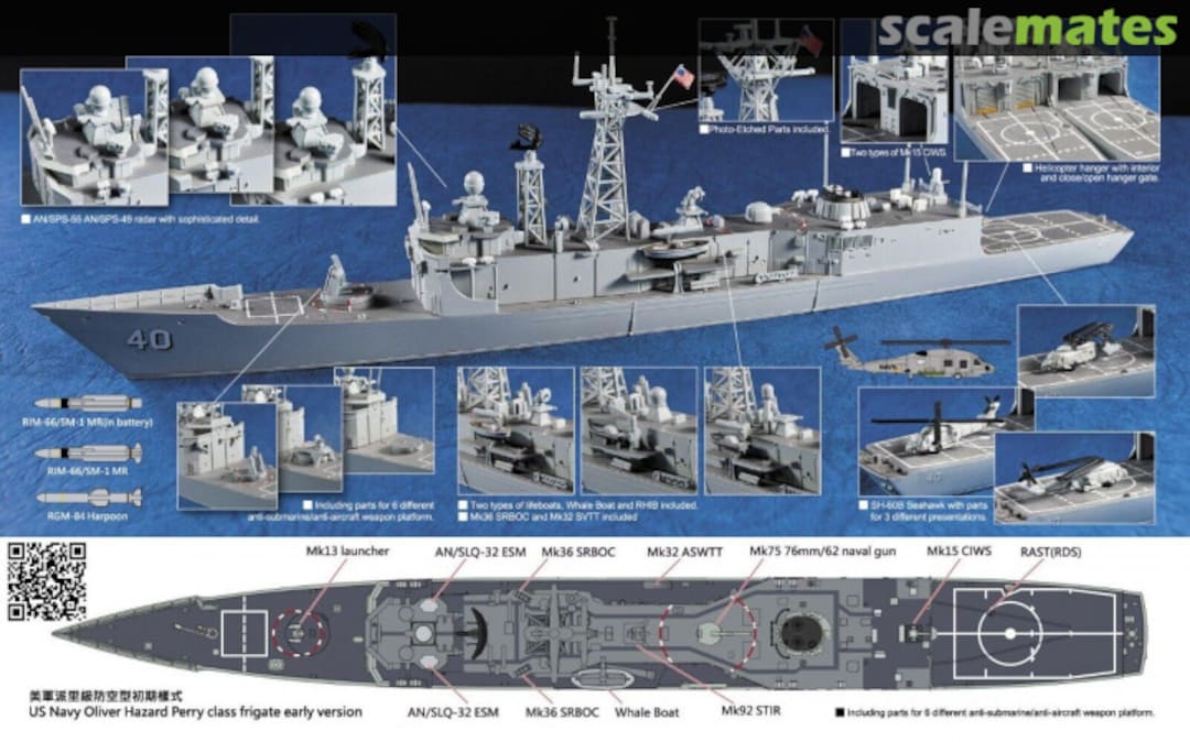 Contents Oliver Hazard Perry Class Frigate SE70006 AFV Club