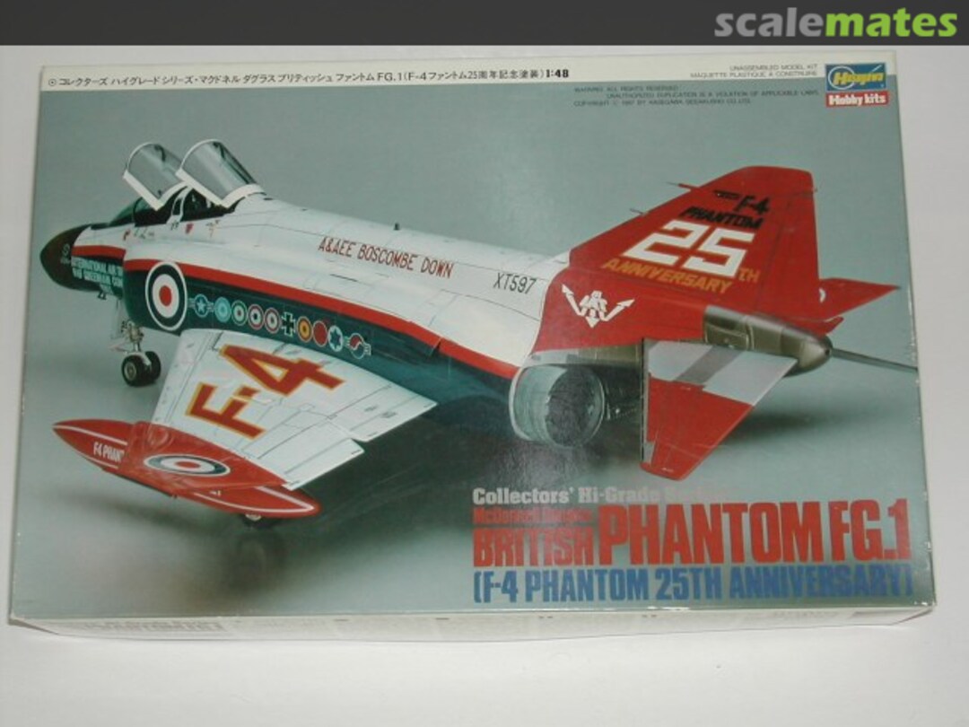 Boxart British Phantom FG.1 [F-4 Phantom 25th Anniversary] CH8 Hasegawa