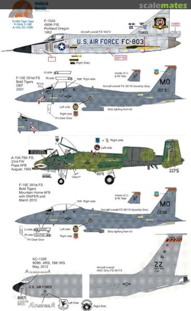 Boxart Tiger Tiger 72-063 Wolfpak Decals