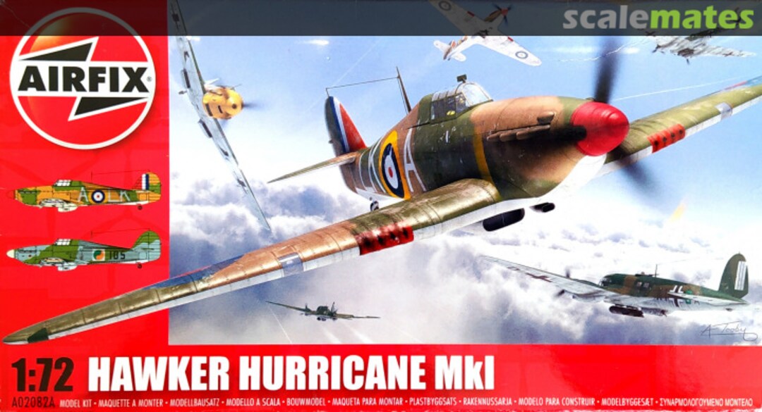 Boxart Hawker Hurricane MkI A02082A Airfix