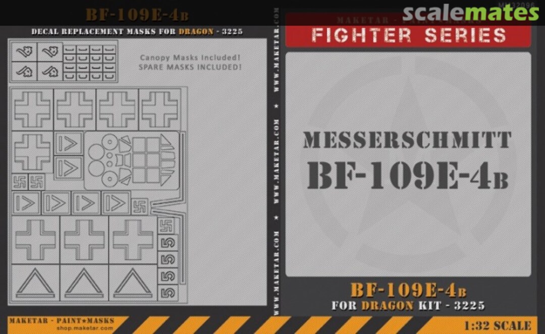 Boxart Messerschmitt Bf-109E-4b MM32096V Maketar