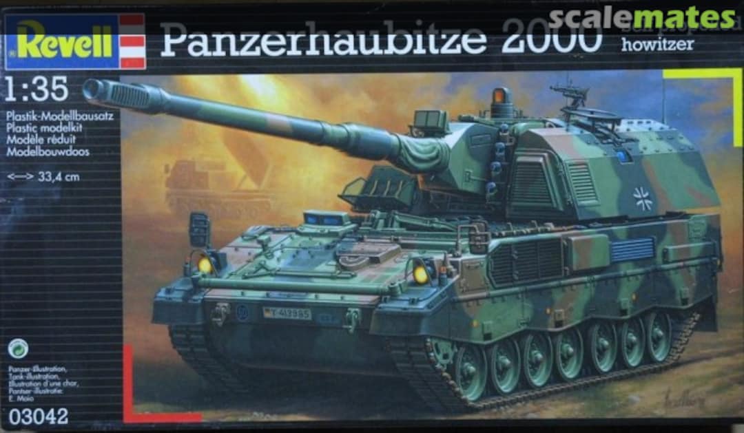 Boxart Panzerhaubitze 2000 Self propelled howitzer 03042 Revell