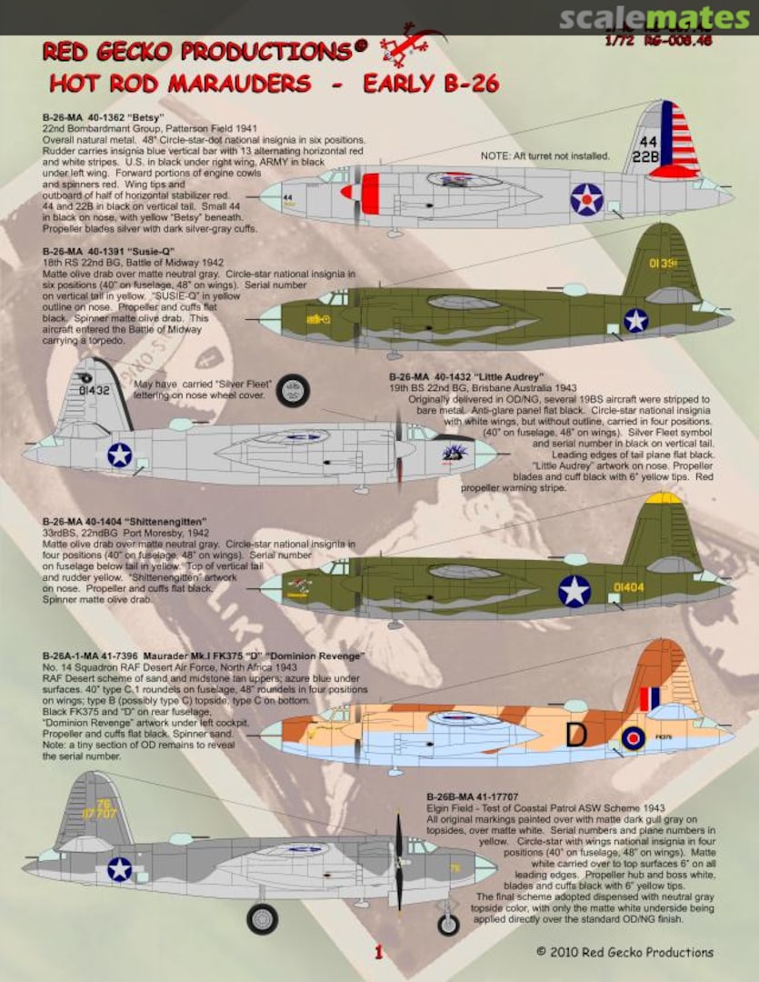 Boxart Hot Rod Marauders - Early B-26 RG-007.48 Lone Star Models