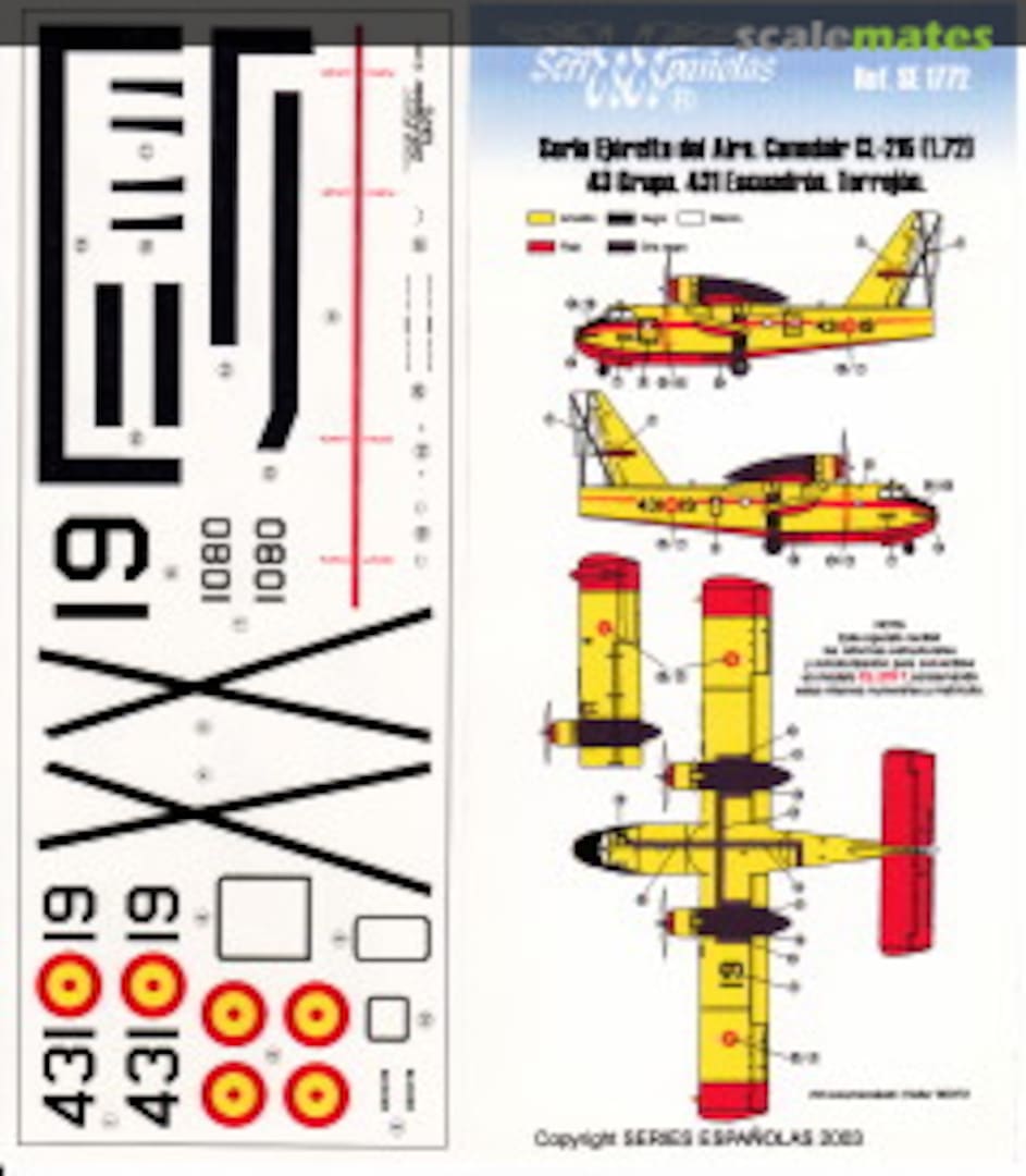 Boxart Canadair CL-215 1772 Series Españolas