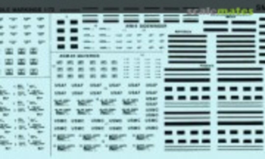 1:72 U.S. Missile Markings (Scale-Master SM-39)