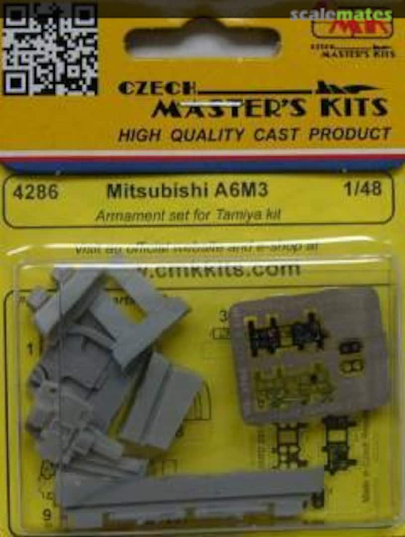 Boxart Mitsubishi A6M3 Armament set - Tamiya - 4286 CMK