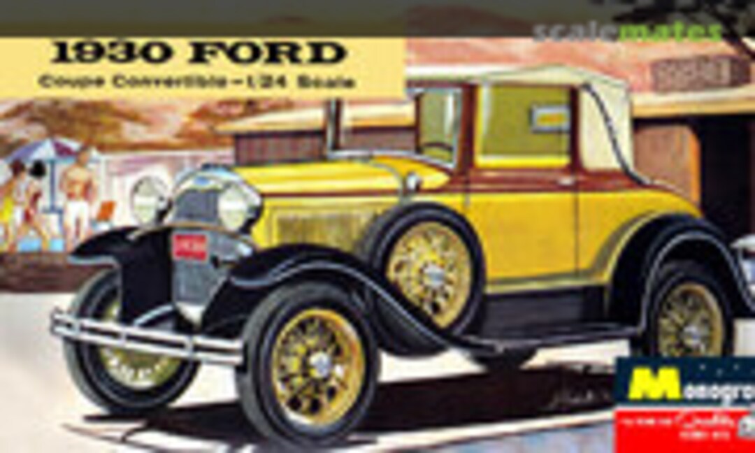 1:24 1930 Ford Coupe Convertible (Monogram PC120-150)