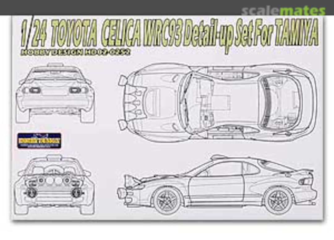 Boxart Toyota Celica WRC 93 Detail Set HD02-0252 Hobby Design