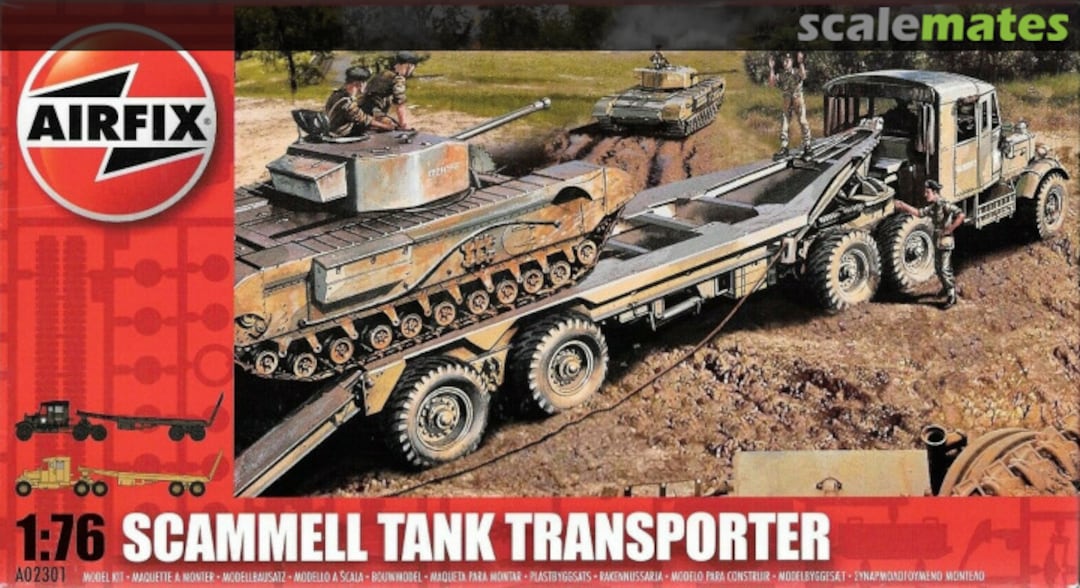 Boxart Scammell Tank Transporter A02301 Airfix