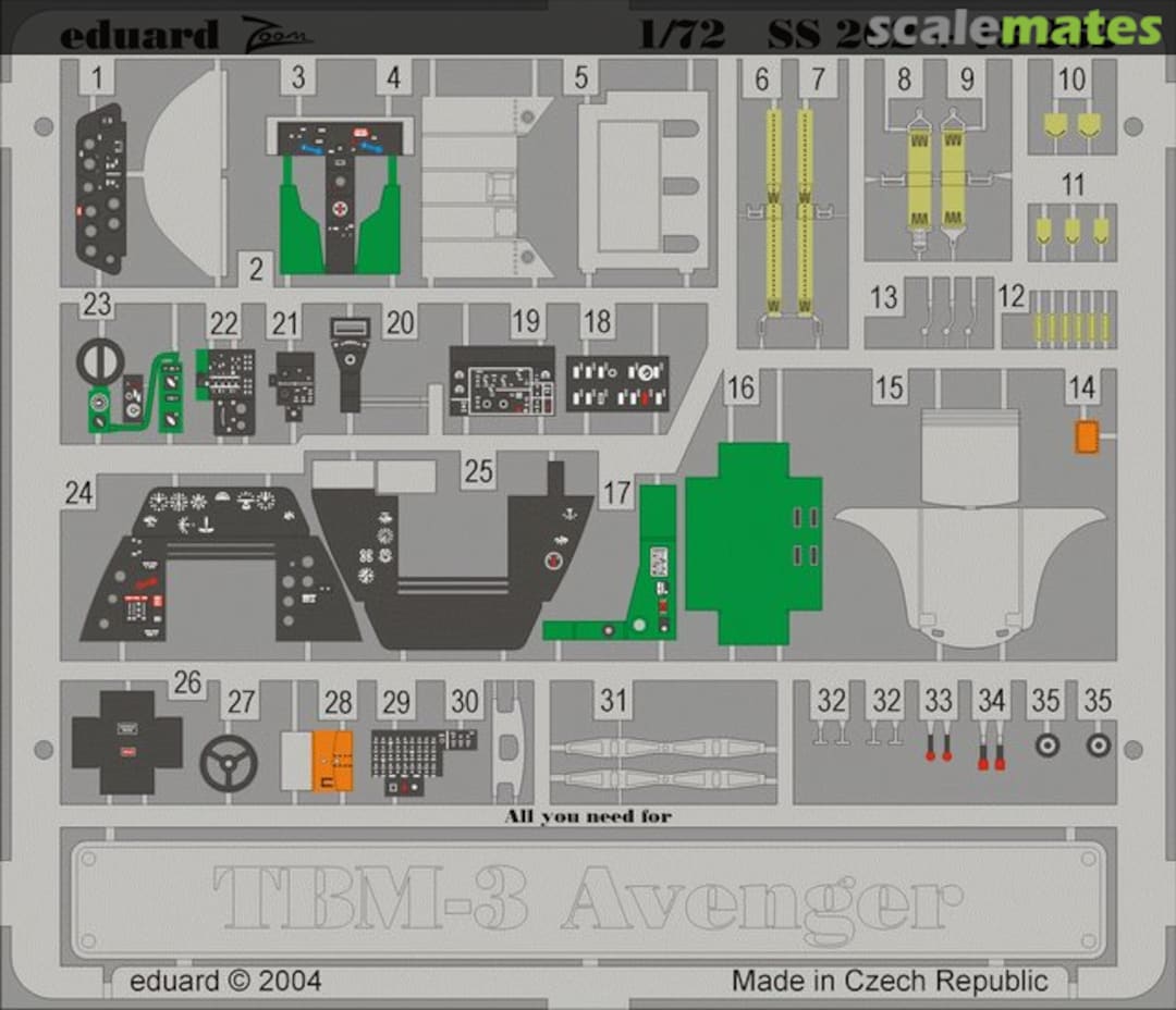 Boxart TBM-3 73252 Eduard