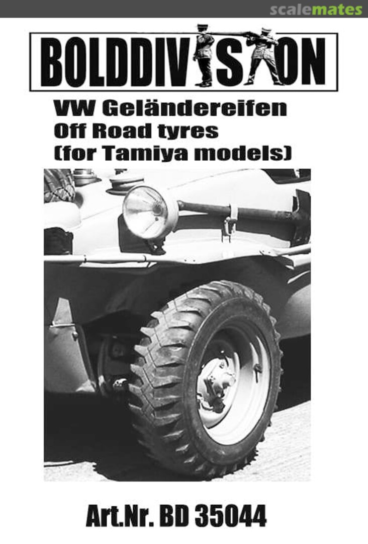 Boxart VW Kübelwagen / Schwimmwagen Off road wheels 35044 Bolddivision