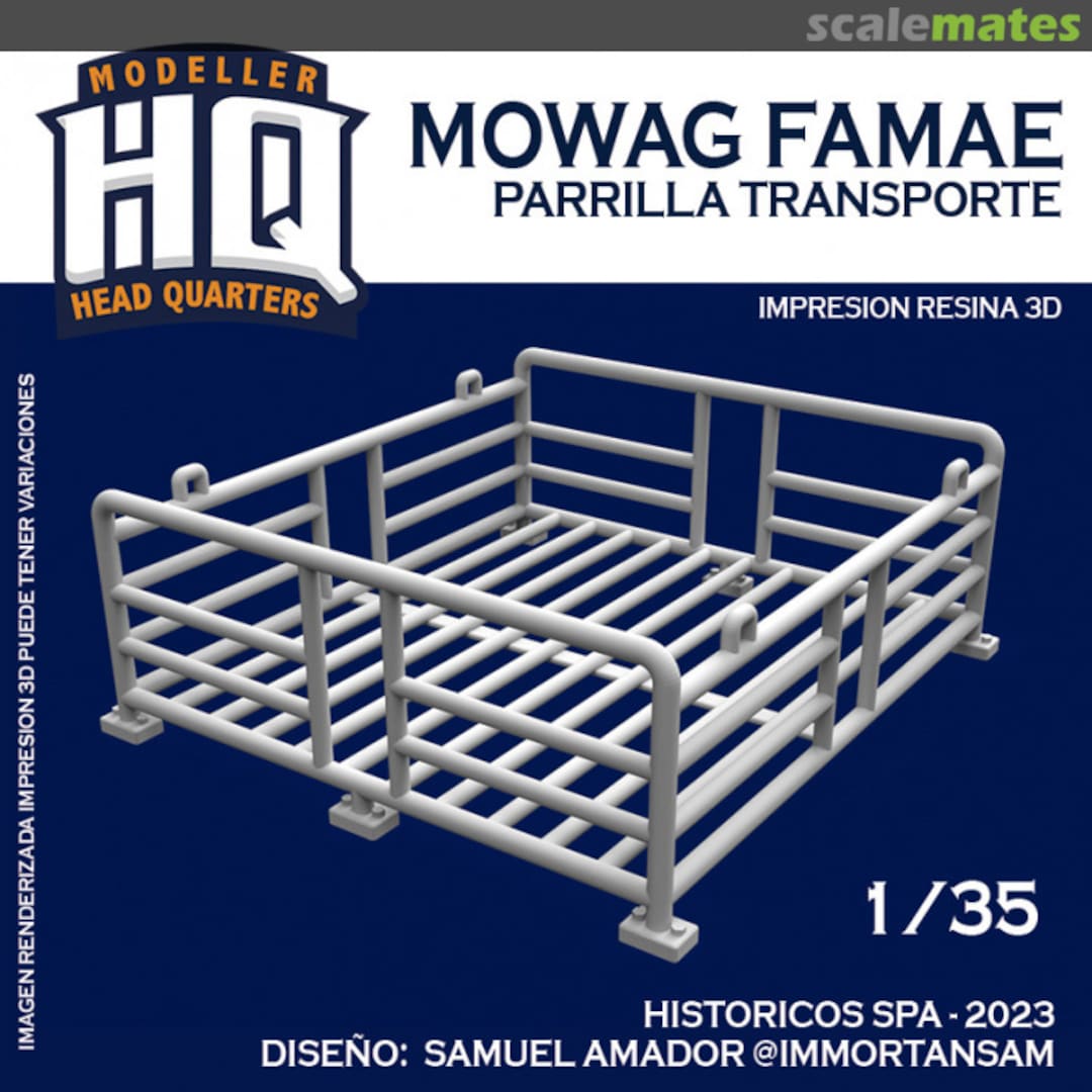 Boxart MOWAG FAMAE HQ35518 HQ - Modeller Head Quarters