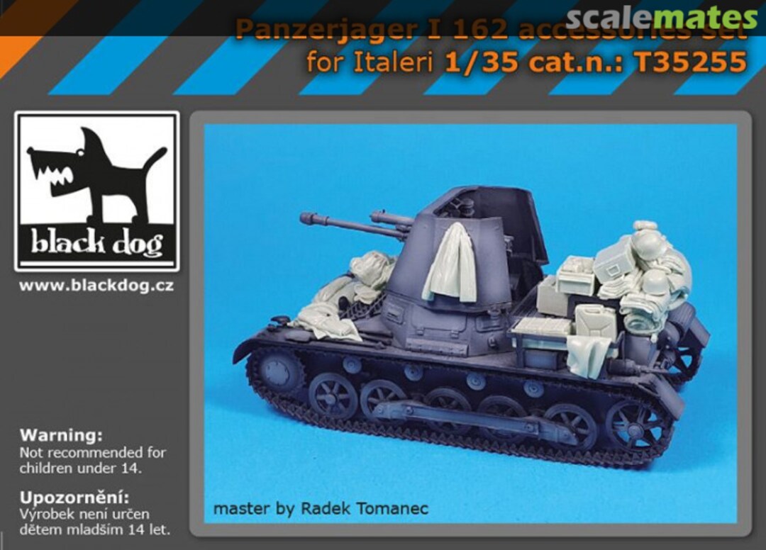 Boxart Panzerjäger I 162 accessories set T35255 Black Dog