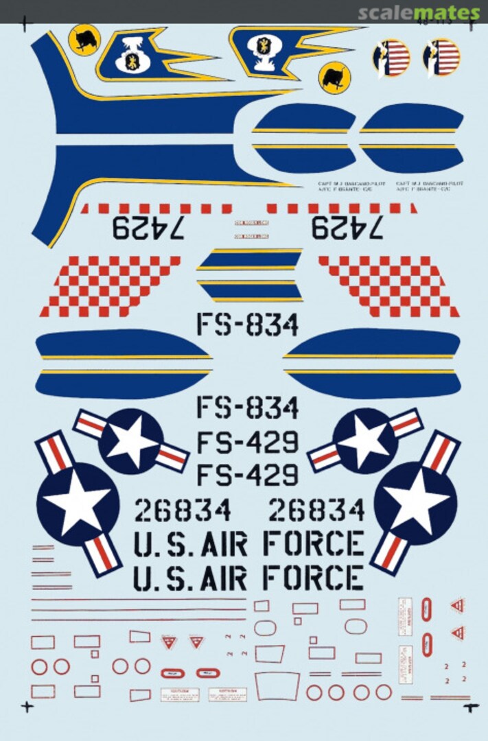 Boxart RF-84F Thunderflash/F-84F Thunderstreak 48-0113 SuperScale International