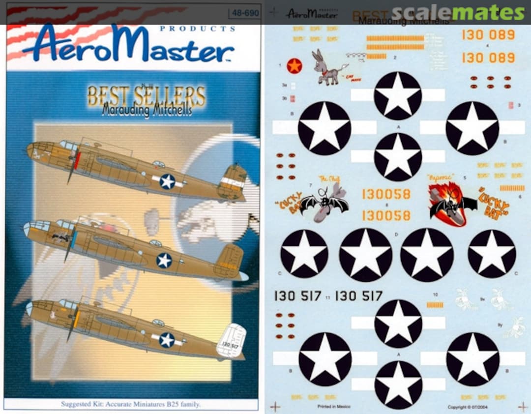 Boxart Best Sellers Marauding Mitchells Pt. III 48-690 AeroMaster