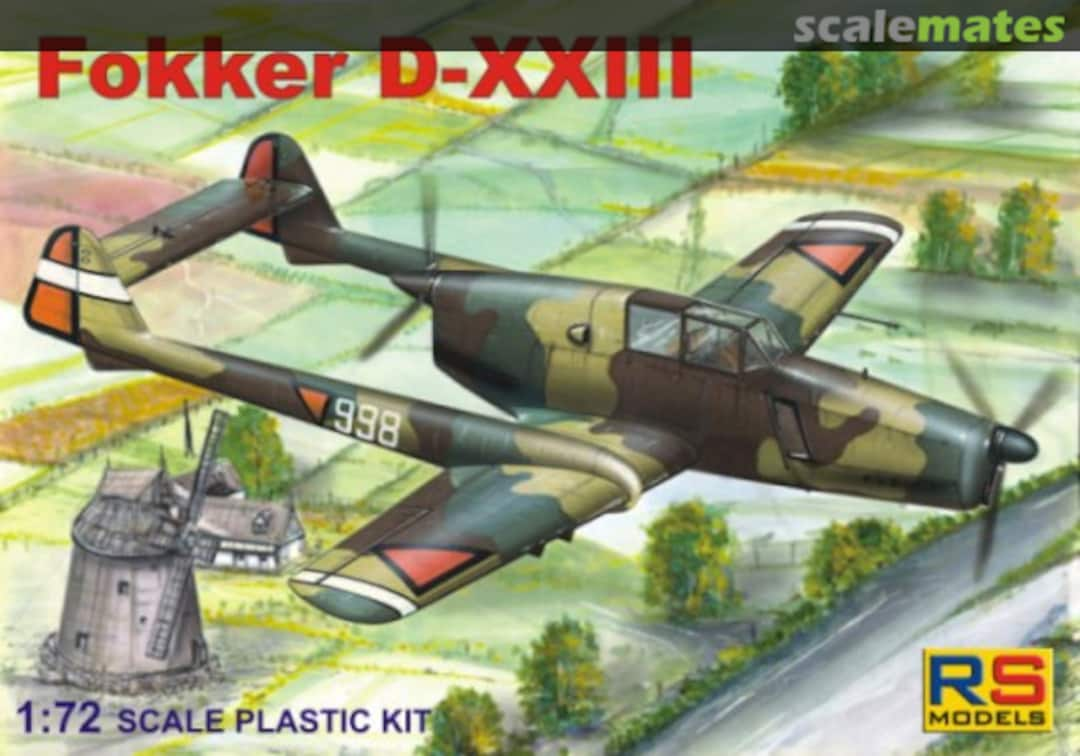 Boxart Fokker D-XXIII 92053 RS Models