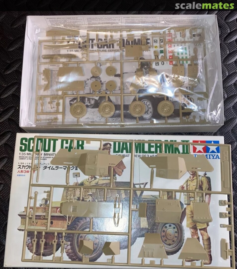 Contents Scout Car Daimler Mk.II 35018 Tamiya