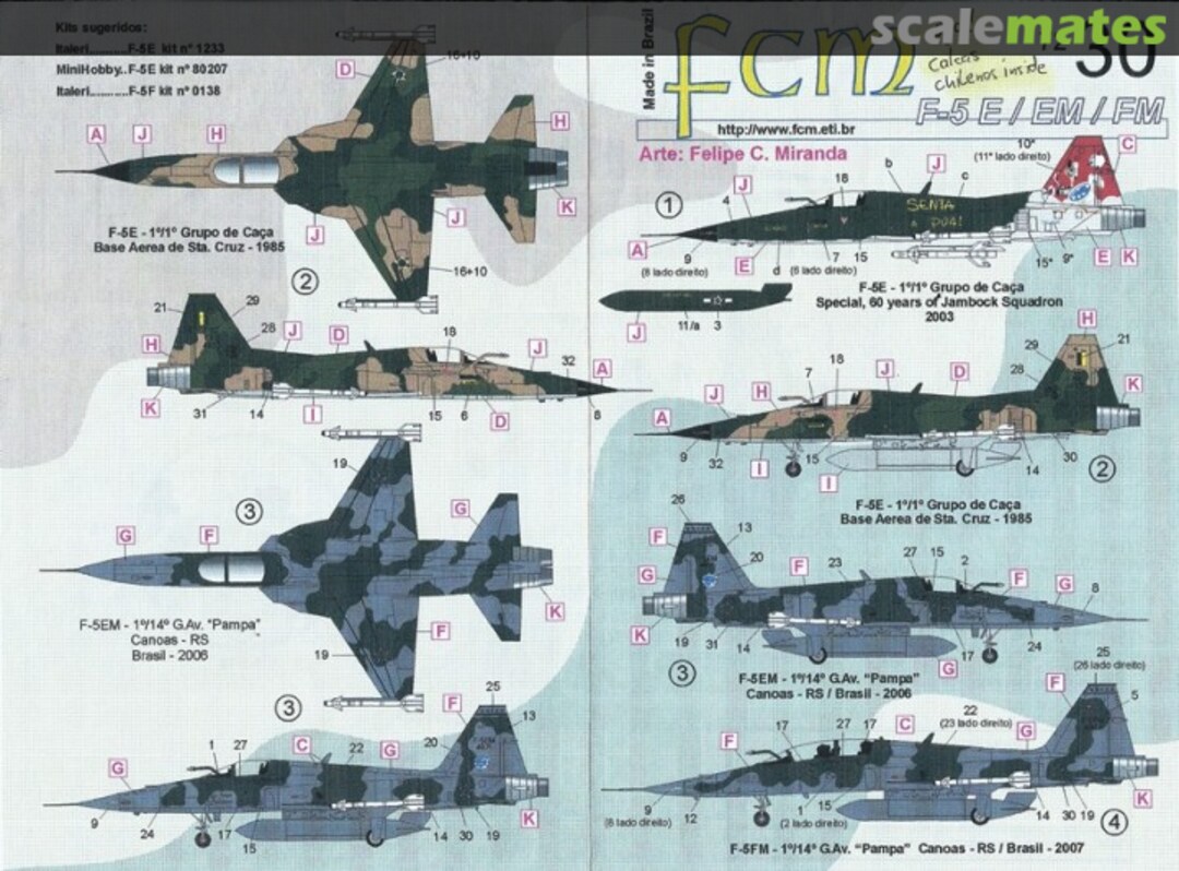 Boxart F-5E/EM/FM 7230 FCM