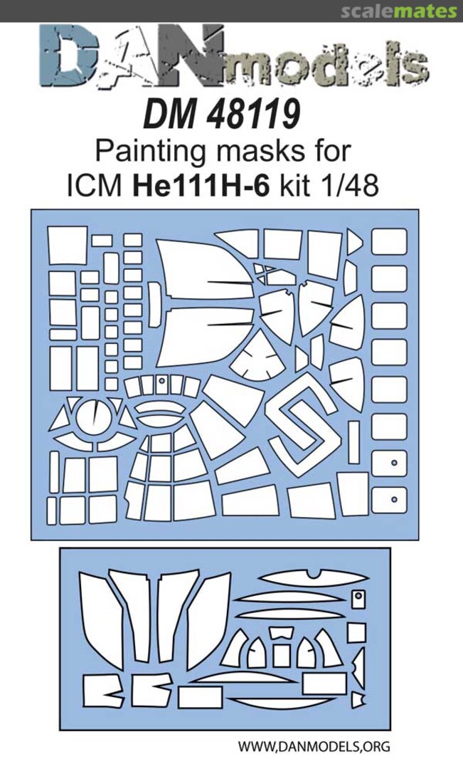 Boxart Painting mask for He-111 H-6 DM48119 DANmodels