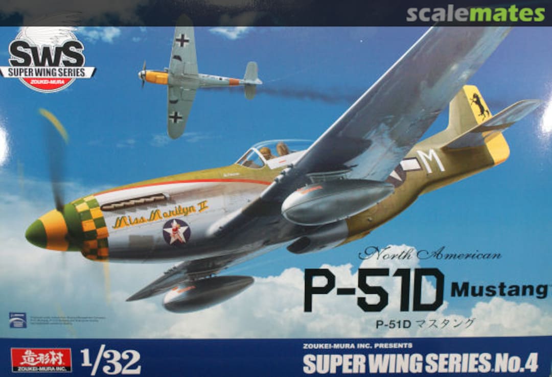 Boxart North American P-51D Mustang SWS04 Zoukei-Mura