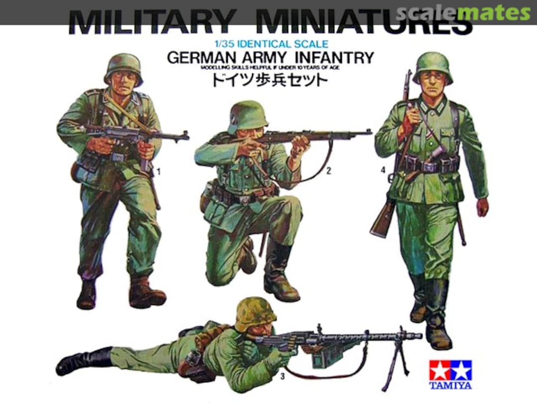 Boxart German Army Infantry 35002 Tamiya