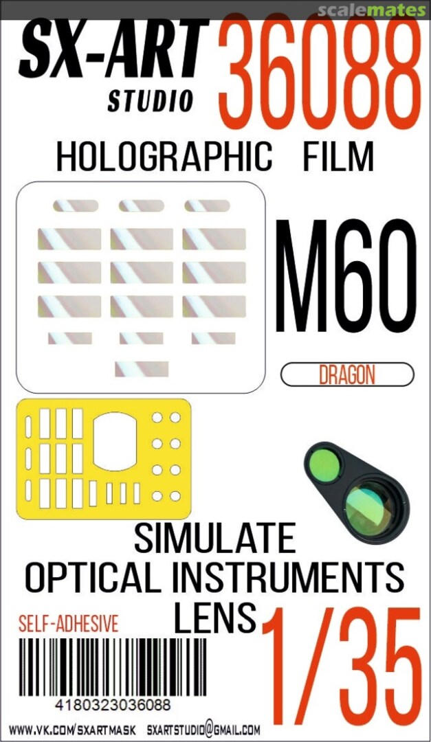 Boxart M60 holographic film 36088 SX-Art