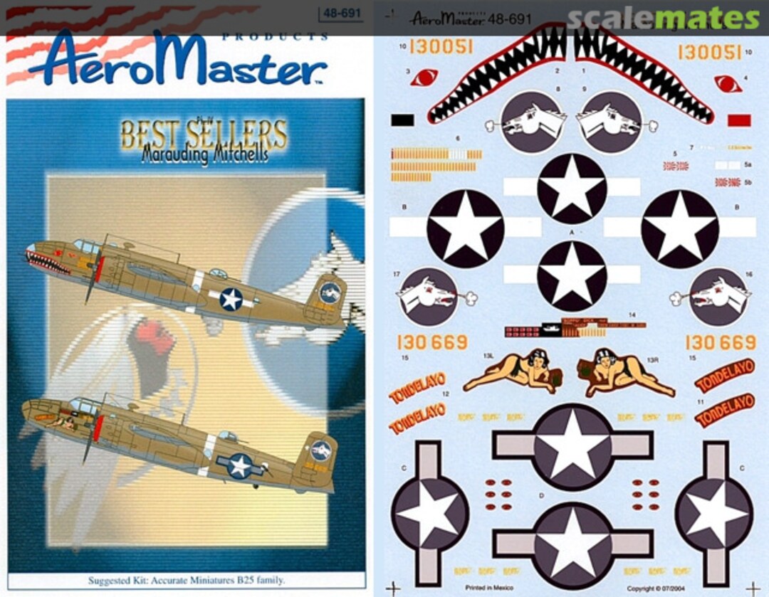 Boxart Best Sellers Marauding Mitchells Pt. IV 48-691 AeroMaster