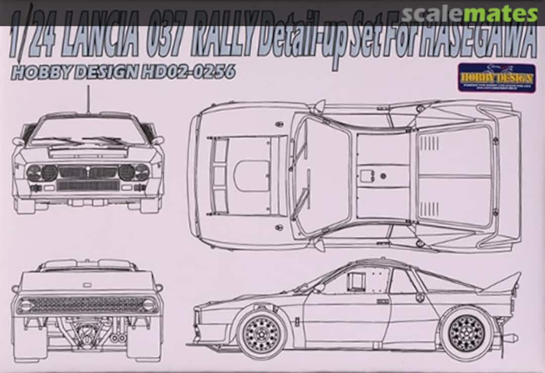 Boxart Lancia 037 Rally - Detail Up Set HD02-0256 Hobby Design