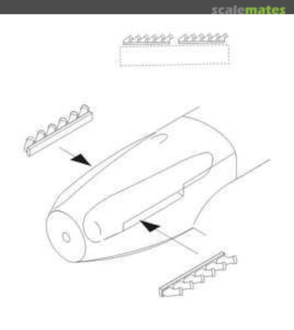 Boxart Seafire FR.47 Exhausts - Special Hobby - Q72199 CMK