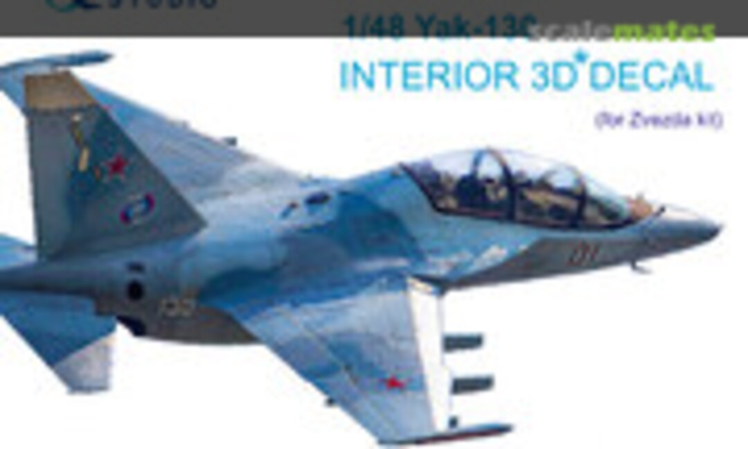 1:48 Yak-130 Interior 3D Decal (Quinta Studio QD48007)