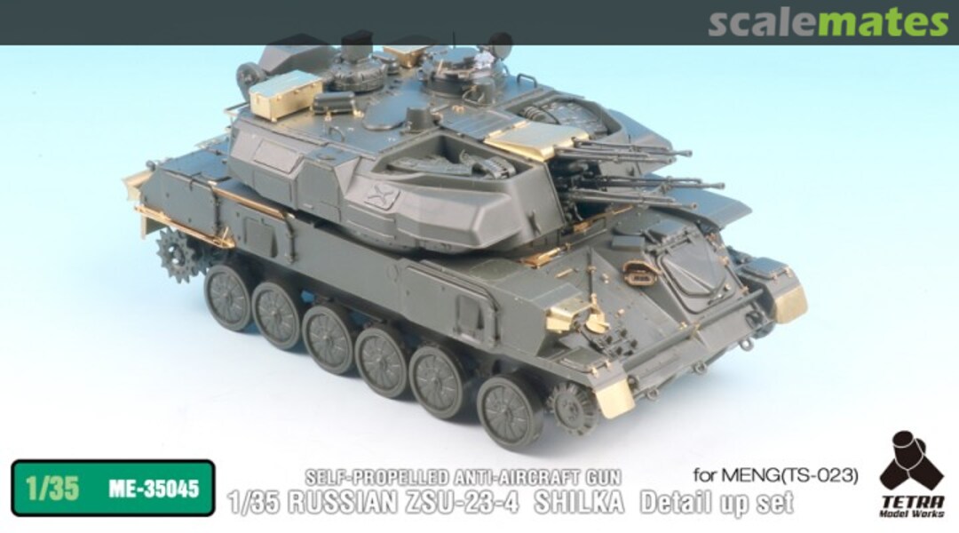 Boxart ZSU-23-4 Shilka Detail up set ME-35045 Tetra Model Works