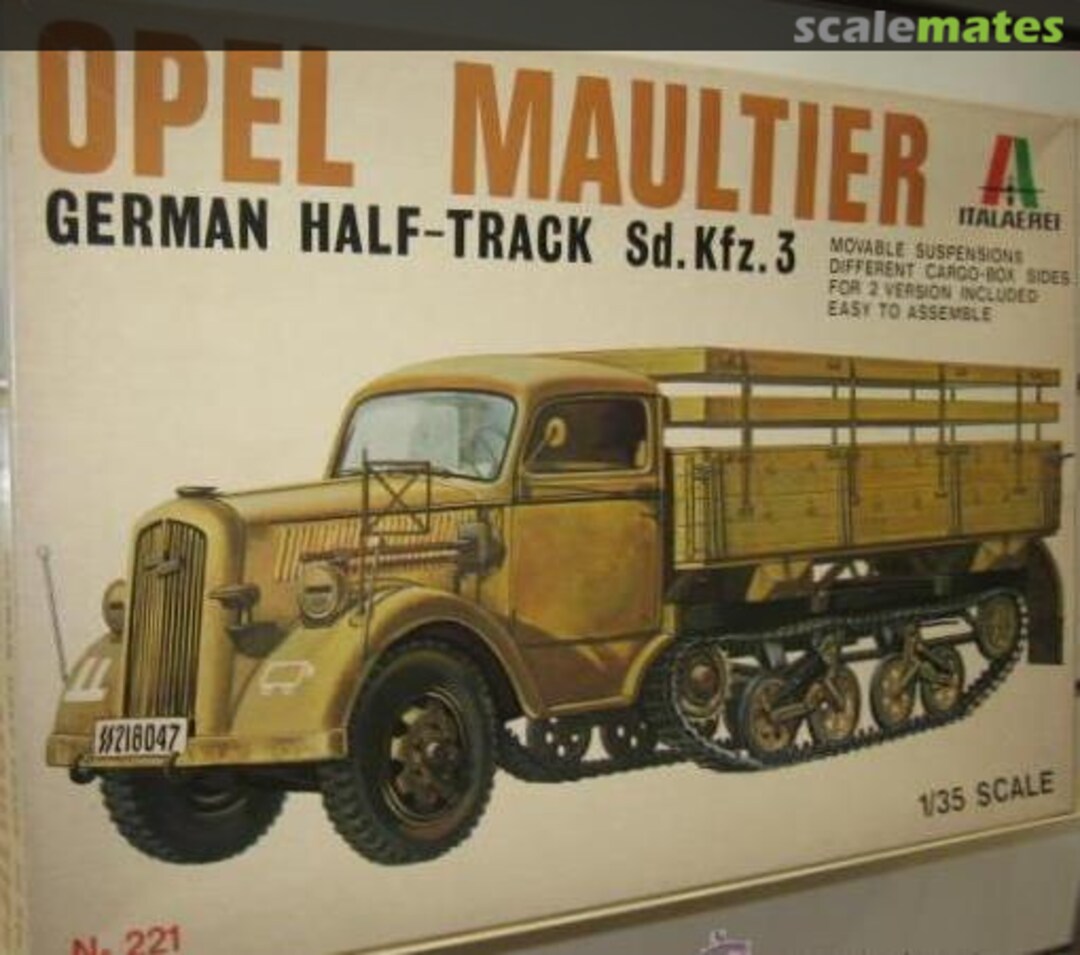 Boxart Opel Maultier Sd.Kfz. 3 221 Italaerei