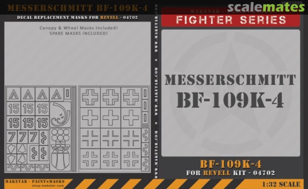 Boxart Messerschmitt Bf-109K-4 MM32099K Maketar