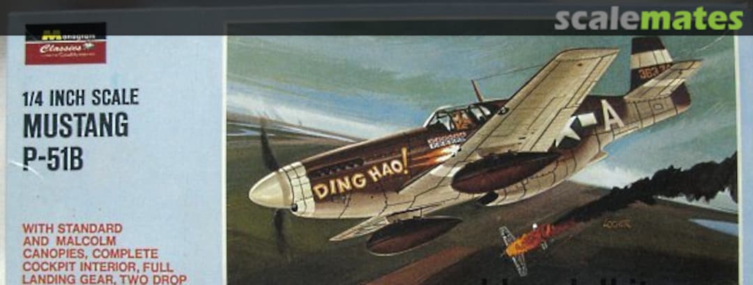 Boxart Mustang P-51B 85-1036 Monogram