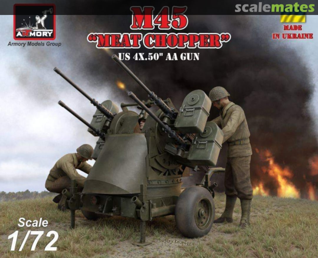 Boxart M45 "Meat Chopper" US 4x.50" AA Gun 72239 Armory