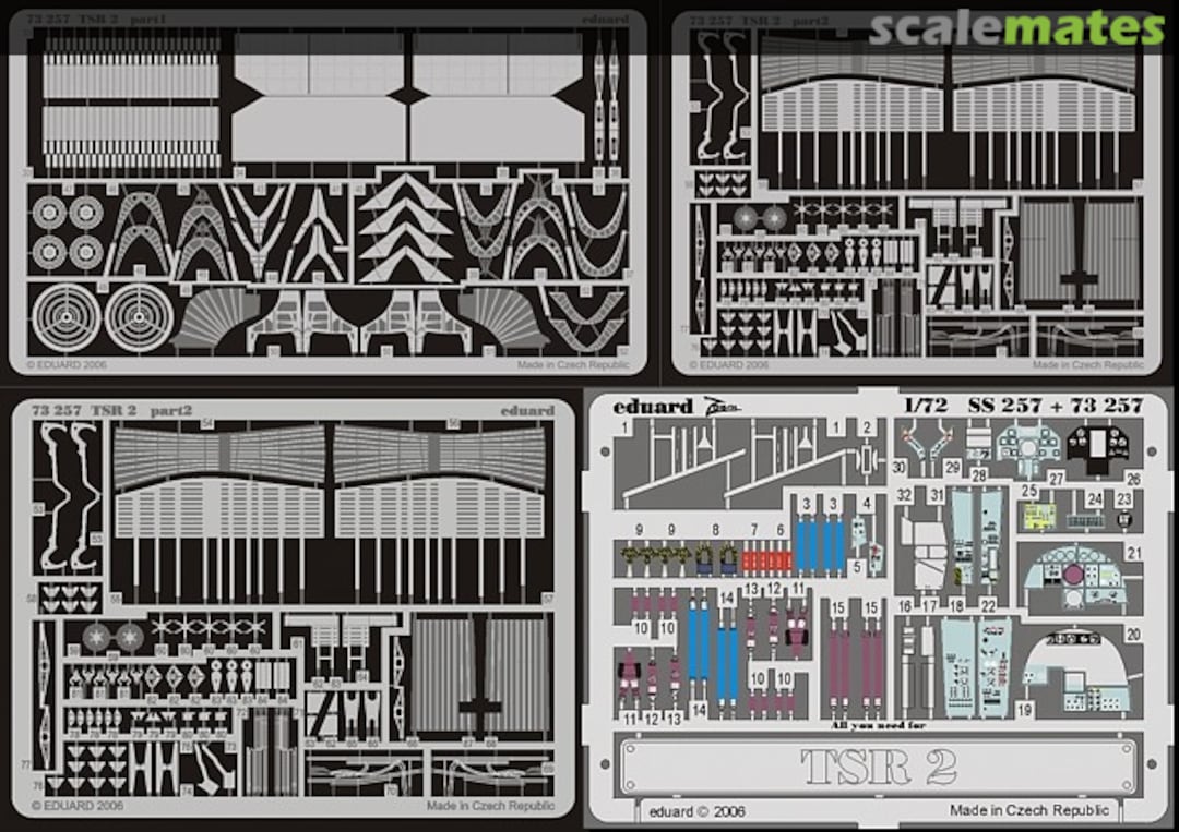 Boxart TSR 2 Detail Set 73257 Eduard