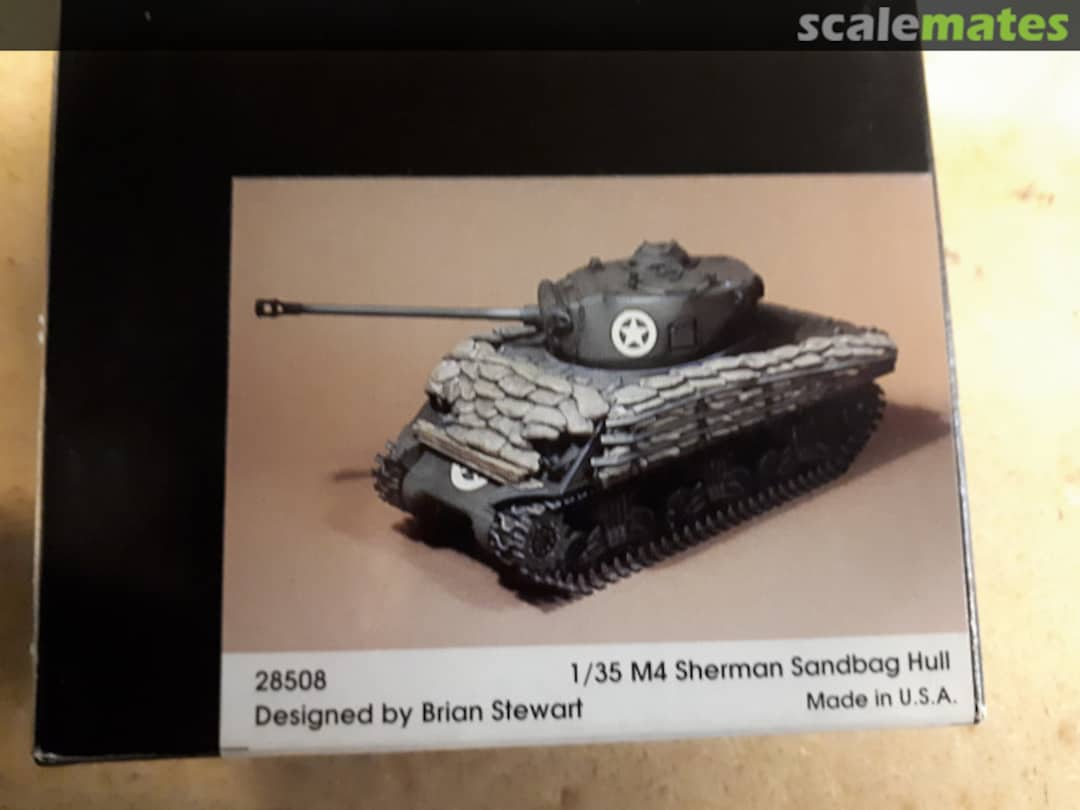 Boxart M4 sherman sandbagged hull 28508 KIRIN