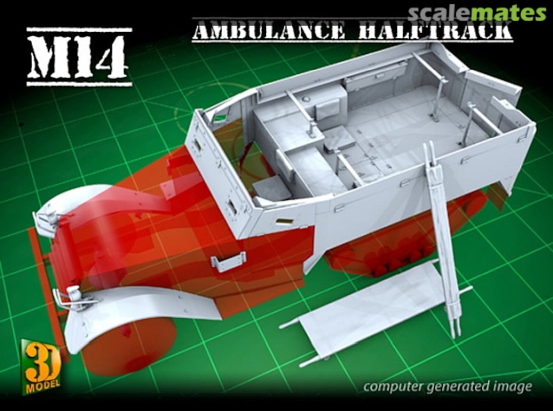 Boxart M14 Ambulance 3Dis-49 3D in Scale