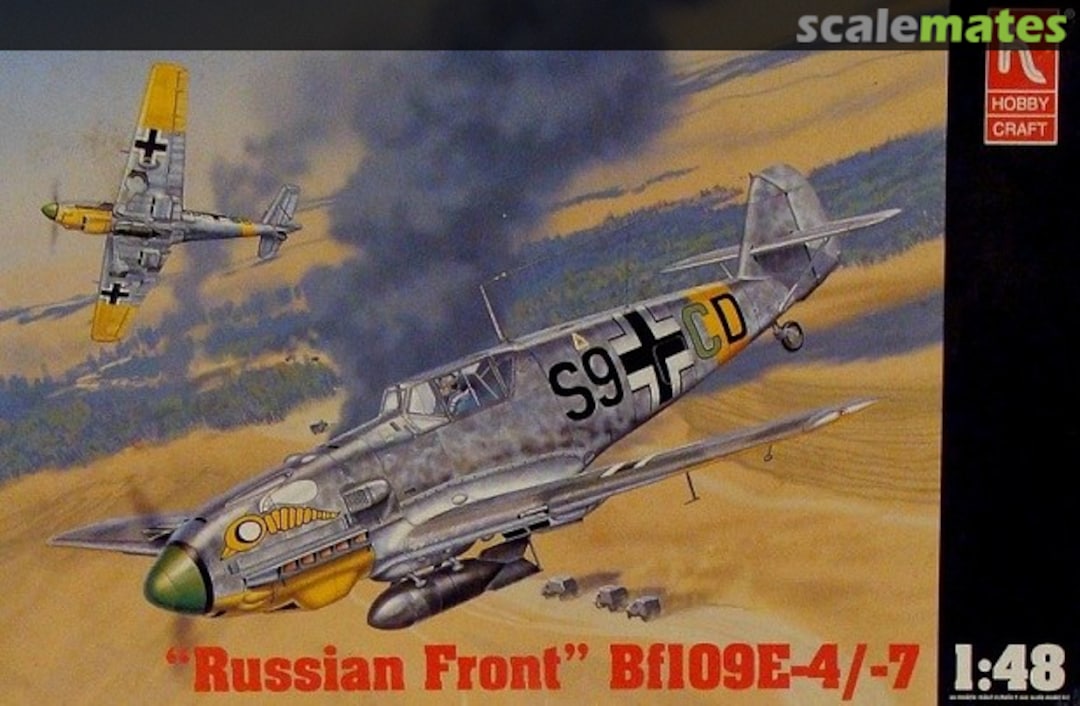 Boxart Bf109E-4/-7 HC1545 Hobbycraft