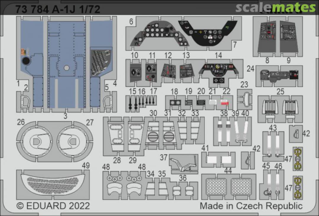 Boxart A-1J 73784 Eduard