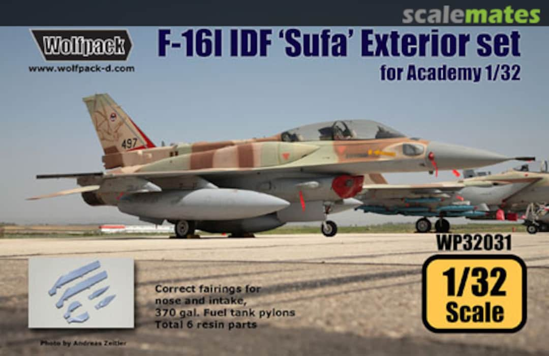 Boxart F-16I IDF 'Sufa' Exterior Set WP32031 Wolfpack