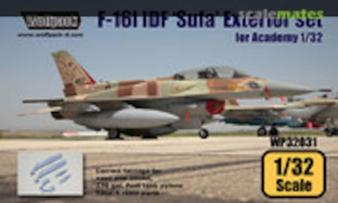 1:32 F-16I IDF 'Sufa' Exterior Set (Wolfpack WP32031)