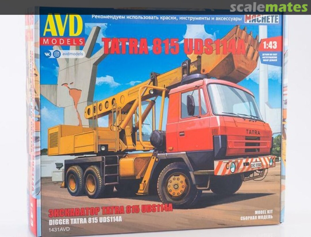 Boxart Tatra 815 with UDS 114A Digger 1431AVD AVD Models