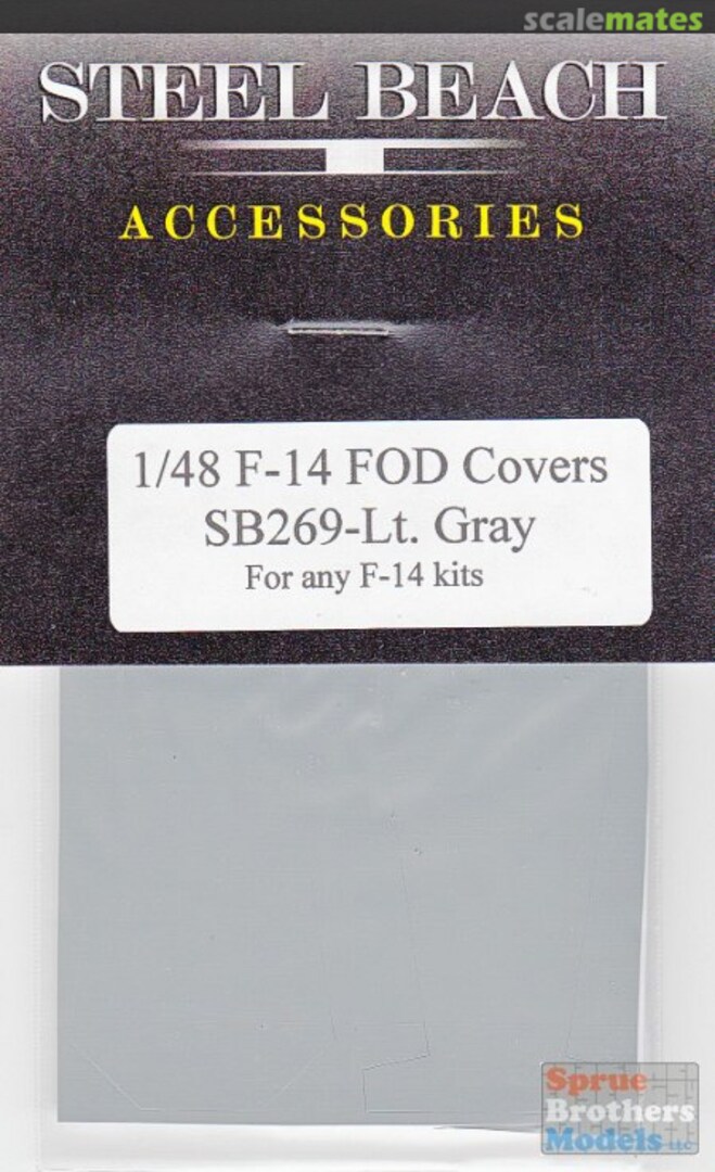 Boxart Light Gray F-14 Tomcat FOD Covers 49069 Steel Beach