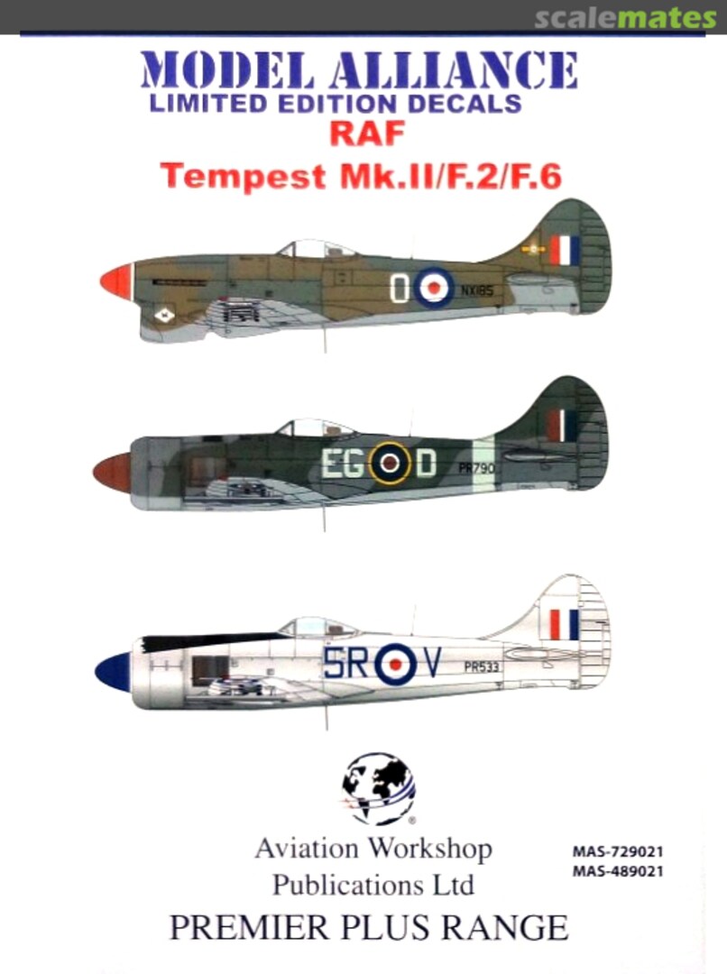 Boxart RAF Tempest Mk.II/F.2/F.6 MAS-489021 Model Alliance