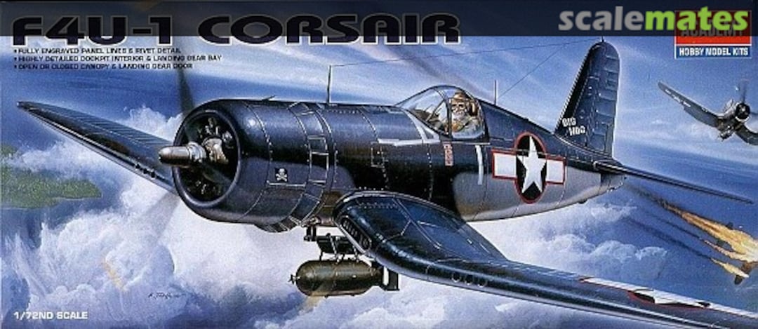 Boxart F4U-1 Corsair 1657 Academy