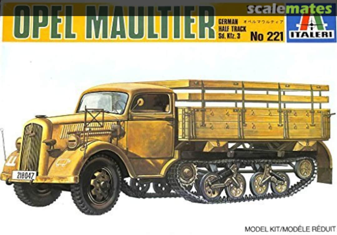 Boxart Opel Maultier Sd.Kfz. 3 221 Italeri