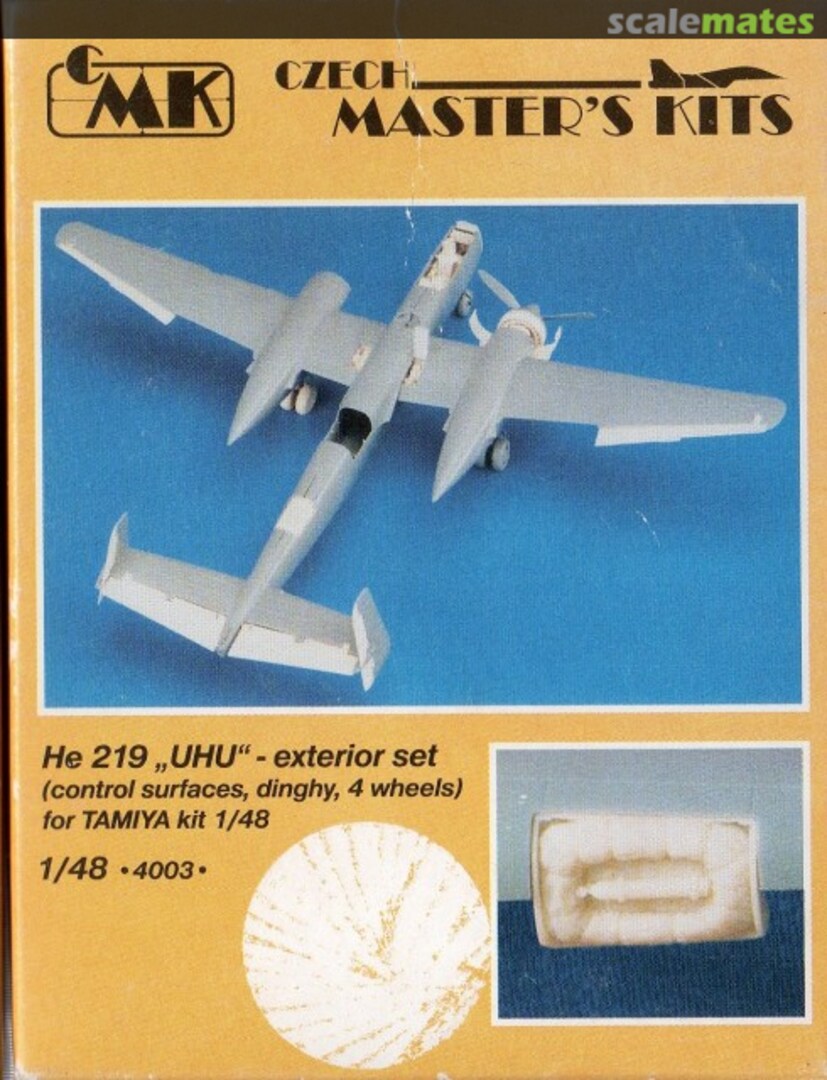 Boxart Heinkel He 219 UHU Exterior Detail Set 4003 CMK