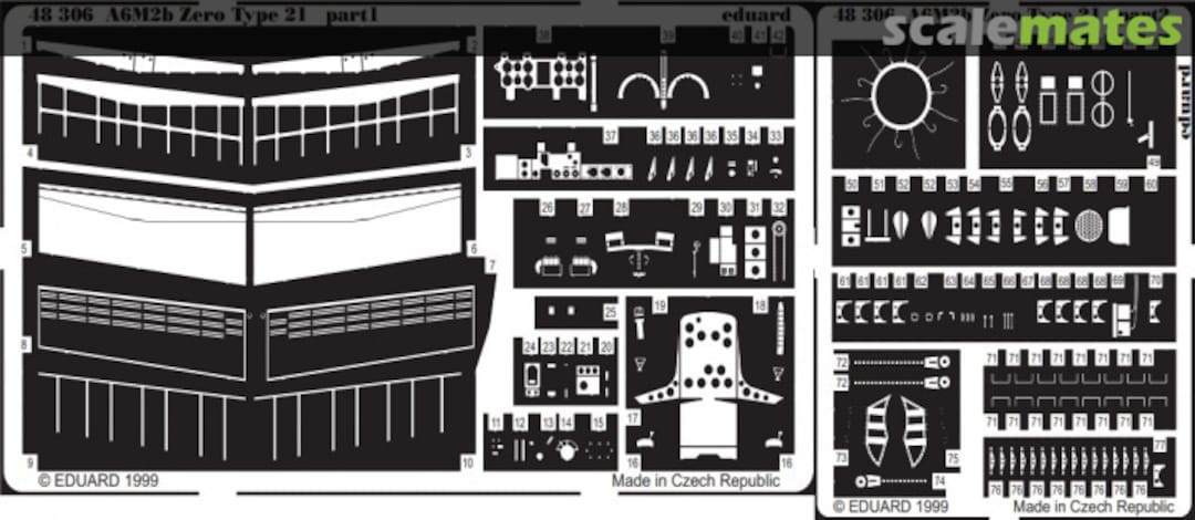 Boxart A6M2b Zero Type 21 48306 Eduard